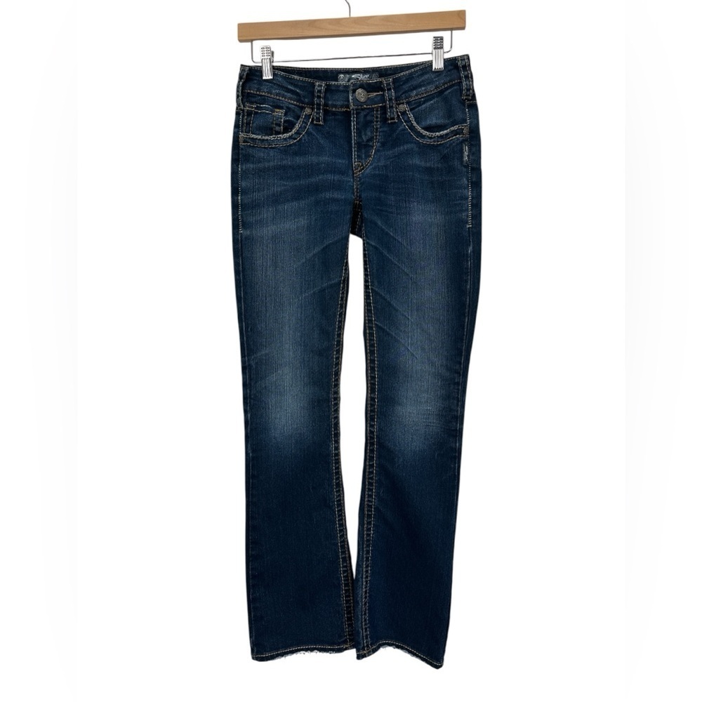 Silver Jeans Co Aiko Bootcut Jeans Y2K Western Glove Works W26/L31